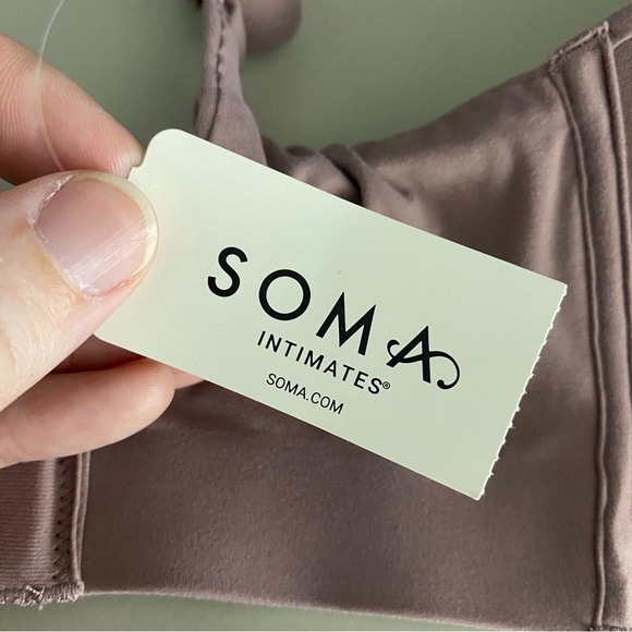 NEW Soma Enbliss Wireless Bra 34DD French Mauve 570287669 NWT - Picture 5 of 8